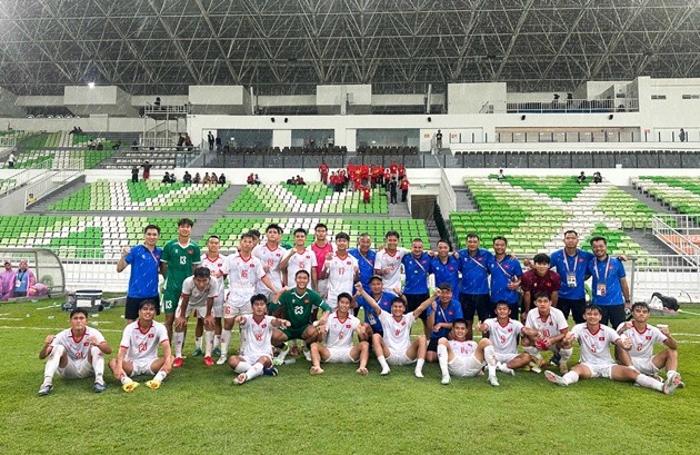 U19 Việt Nam sáng cửa đi tiếp ở giải U19 Đông Nam Á 2026. Ảnh: VFF