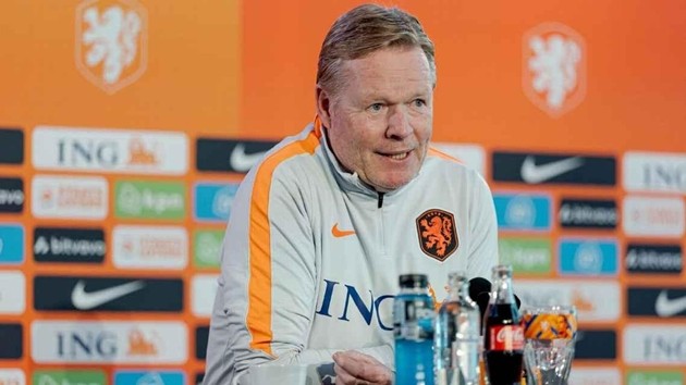 Koeman quyết tâm tạo kỳ tích cùng bóng đá Hà Lan.
