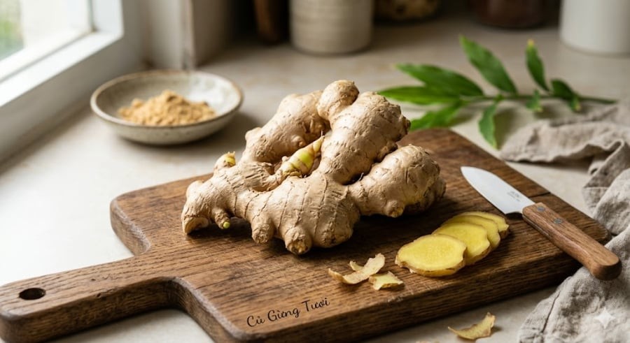 Gừng có tính ấm, vị cay. Ăn gừng vào mùa hè giúp làm ấm tỳ vị (dạ dày, ruột), bù đắp lại lượng dương khí bị thiếu hụt bên trong, kích thích tiêu hóa và tiêu diệt các vi khuẩn đường ruột do thức ăn mùa hè dễ ôi thiu.