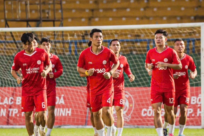 Thể Công Viettel cần ít nhất 1 điểm trước CAHN để đảm bảo ngôi Á quân V-League. Ảnh: Thể Công Viettel FC.