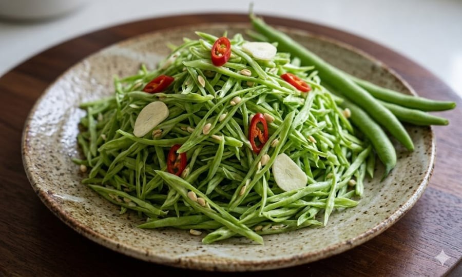 Đậu xanh tươi ngon và giòn nhất khi mới được bày bán vào đầu mùa hè, với hương thơm tinh tế đặc trưng. 