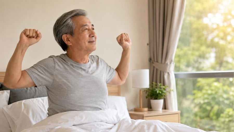 Người lớn tuổi nên tránh bật dậy quá nhanh khi ngủ dậy