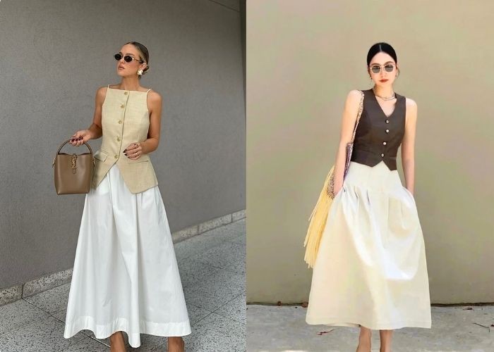 Những sắc độ như trắng, kem, be, nâu nhạt, đen hay xanh olive không chỉ tạo cảm giác nhẹ nhàng, tinh tế mà còn giúp việc phối đồ trở nên đơn giản hơn rất nhiều.