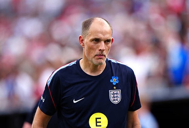 Thomas Tuchel không hài lòng với lối chơi của tuyển Anh.