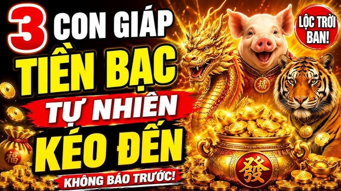 3 con giáp Lộc đất đến tay, ăn may nhất tuần 8 đến 14/6/2026