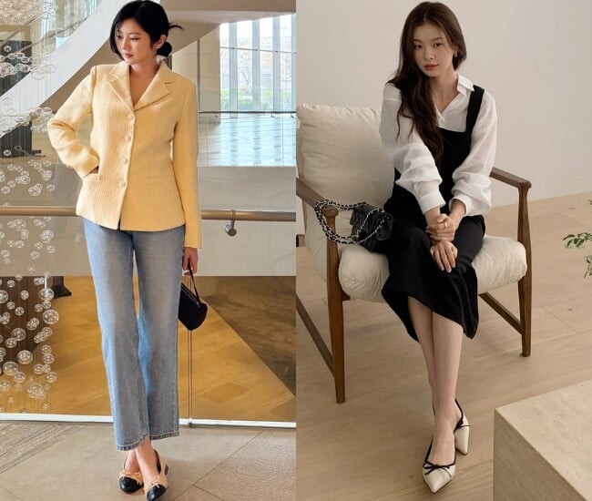 So với các kiểu giày cao gót truyền thống, thiết kế này tạo cảm giác mềm mại, trẻ trung và dễ ứng dụng hơn trong cuộc sống thường ngày.