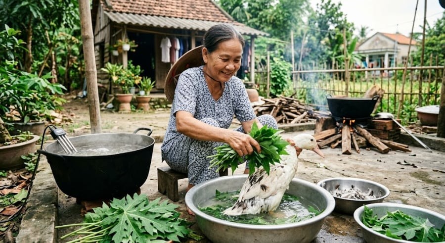Dưới đây là bí quyết dùng lá đu đủ để nhổ lông vịt siêu nhanh, sạch tuốt lông tơ lại khử sạch mùi hôi tanh cực kỳ hiệu quả.