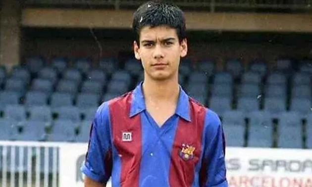 Pep tại Barcelona vào năm 1984.
