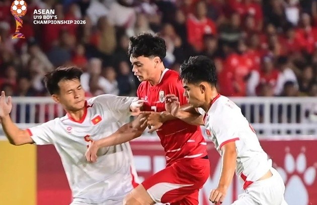 U19 Indonesia giành chiến thắng nghẹt thở trước U19 Việt Nam. Ảnh: ASEAN Football