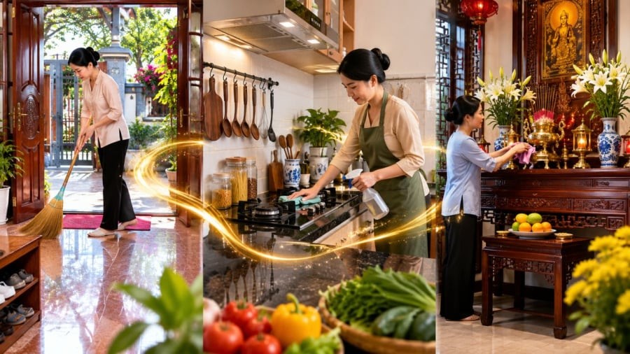 Nhà sạch thì mới giàu phúc khí