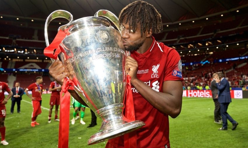 Divock Origi giành nhiều vinh quang trong màu áo Liverpool.
