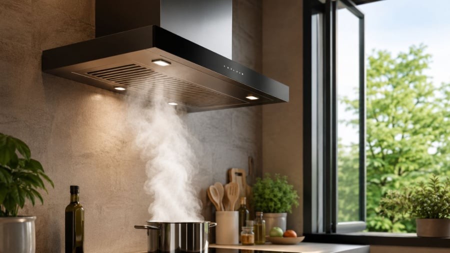 Mở hé một phần cửa thông ra bên ngoài sẽ giúp hoạt động tốt hơn