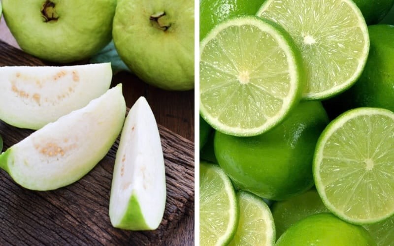 Ổi và chanh loại quả nào nhiều Vitamin C hơn?