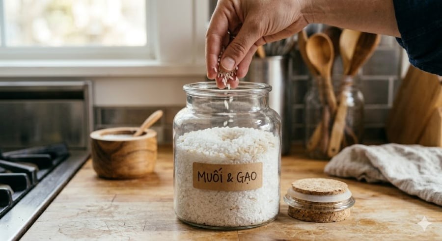 Nguyên nhân khiến muối bị vón cục là do thành phần hóa học của muối (đặc biệt là muối tinh luyện hoặc muối chứa i-ốt) có tính hút ẩm rất mạnh từ môi trường xung quanh.