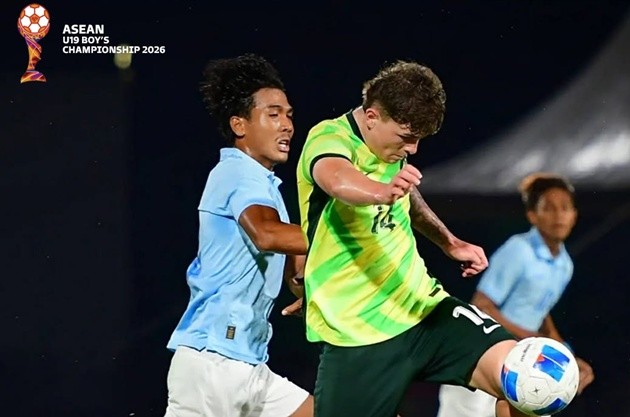 U19 Australia để U19 Campuchia cầm hòa khiến U19 Việt Nam bị loại. Ảnh: ASEAN Football