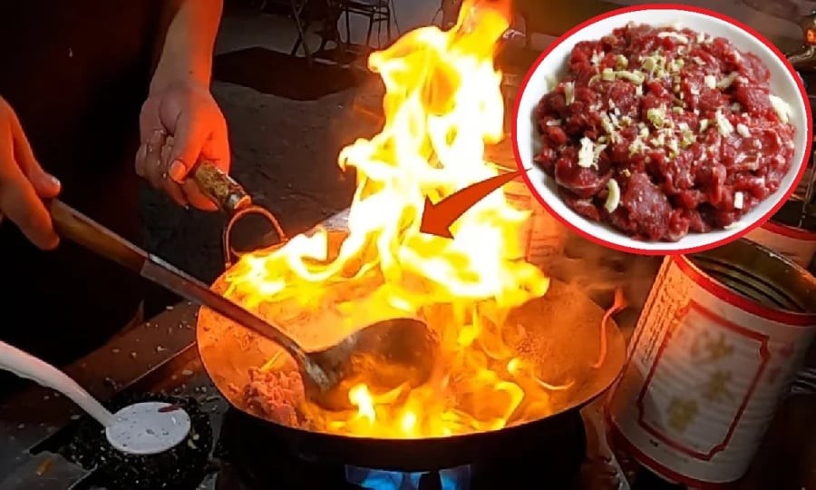 Xào trên lửa to