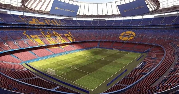 Spotify Camp Nou được Barca đăng ký cho tổ chức chung kết C1.