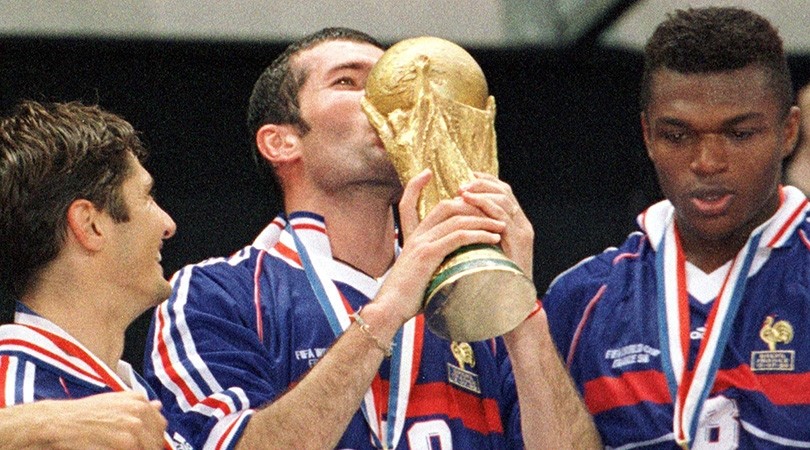 Zinedine Zidane góp công lớn trong chức vô địch World Cup 1998 của tuyển Pháp.