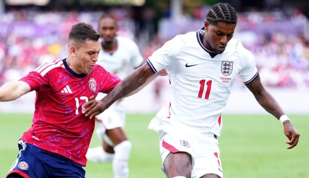 Rashford có màn thể hiện ấn tượng trong trận giao hữu với Costa Rica.
