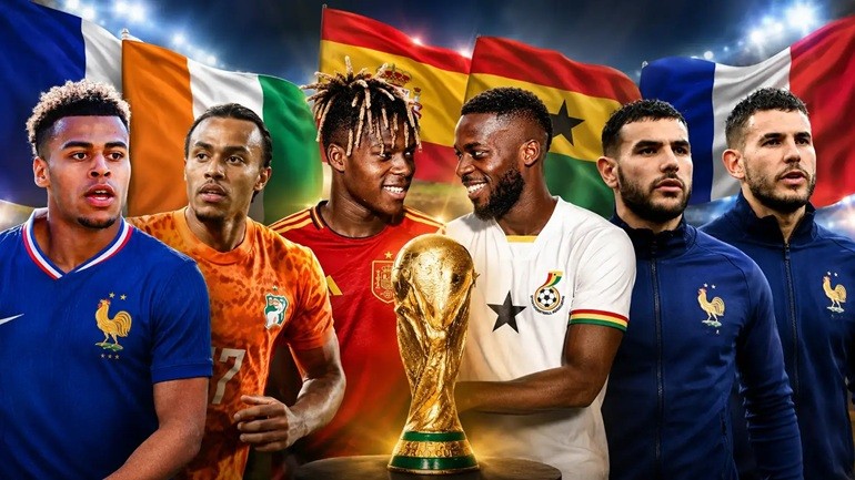 Có đến bảy cặp anh em cùng dự World Cup năm nay.