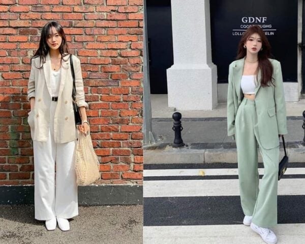 Những chiếc blazer màu trung tính như be, xám, đen hoặc trắng kem được yêu thích nhờ khả năng kết hợp linh hoạt với nhiều kiểu trang phục khác nhau.