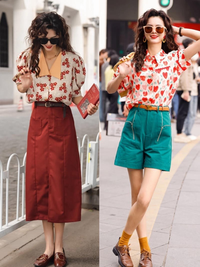  Những thiết kế mang tính nghệ thuật như áo hai dây cách điệu, quần ống loe hay boots cổ cao thường được lựa chọn để tái hiện tinh thần ấy.