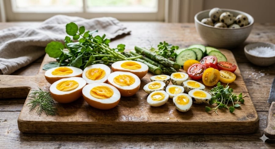 Tùy nhu cầu dinh dưỡng và thể trạng, mỗi người có thể lựa chọn trứng cút hoặc trứng gà để bổ sung vào thực đơn hằng ngày.
