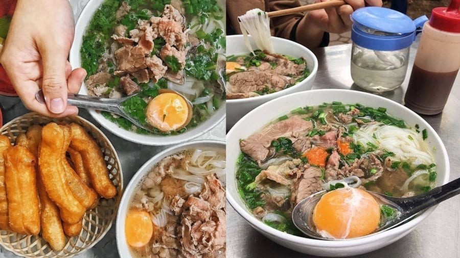 Trứng chần ăn kèm phở không chỉ có vị béo ngậy, thơm ngon mà còn cung cấp nhiều chất dinh dưỡng cho cơ thể.