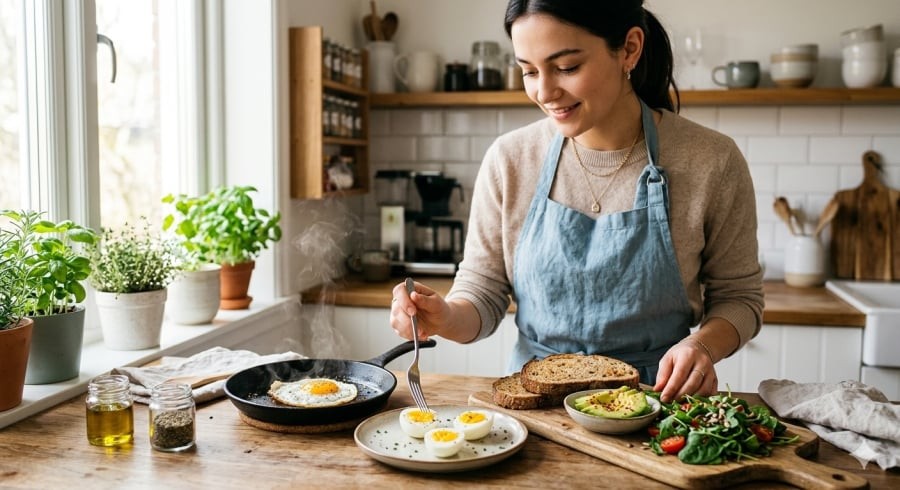 Lựa chọn trứng luộc hay trứng chiên phụ thuộc vào nhu cầu dinh dưỡng và mục tiêu kiểm soát cân nặng của mỗi người.