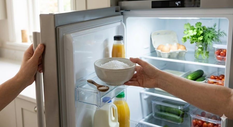 Độ ẩm trong tủ lạnh quá cao chính là 