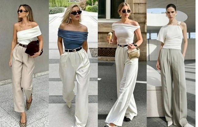 Những bộ trang phục có thiết kế đơn giản nhưng được chăm chút về đường cắt may giúp người mặc tạo dựng hình ảnh chỉn chu và hiện đại. 