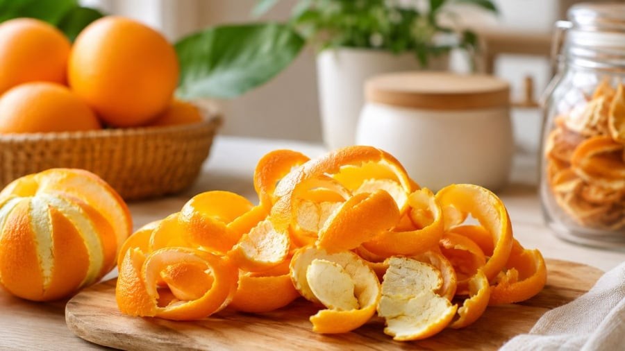 Đừng vội vứt vỏ cam nhé