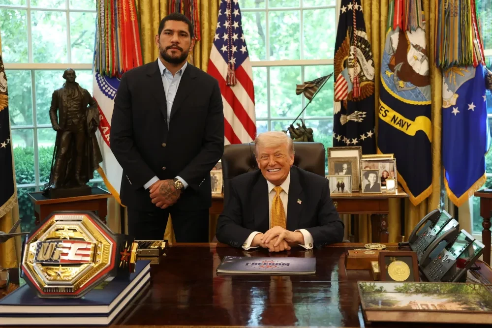 Alex Pereira và Donald Trump tại Nhà Trắng