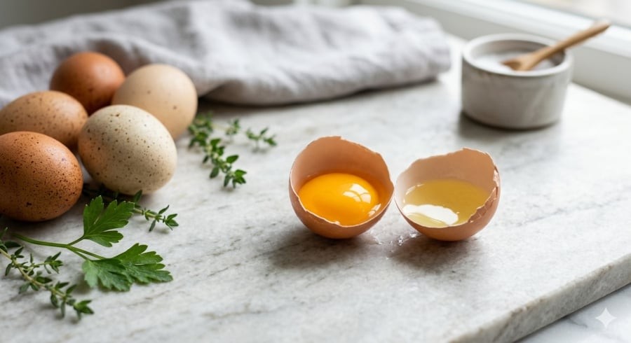 Lòng đỏ và lòng trắng đều chứa những dưỡng chất quan trọng, nhưng mỗi phần lại có thế mạnh riêng đối với sức khỏe.