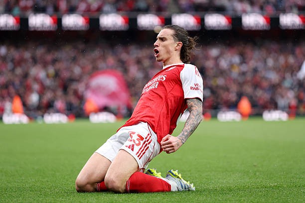 Arsenal đã có thể yên tâm về tương lai của Calafiori .
