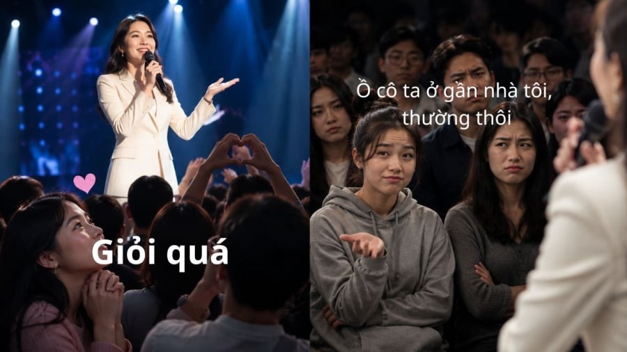 Người ở gần cảm thấy bị so sánh trực tiếp