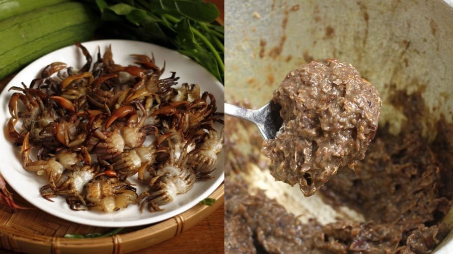 Việc giã cua bằng tay tốn thời gian và công sức hơn nhưng giúp bạn nấu được bát canh cua thơm ngon hơn.