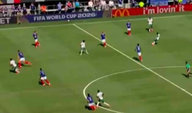 Nicolas Jackson được xác định đã rơi vào thế việt vị trước khi ghi bàn cho Senegal.