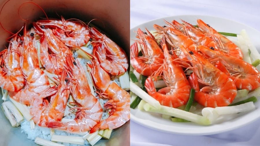 Hãy thử cách luộc tôm không dùng nước một lần, bạn sẽ thấy sự khác biệt.