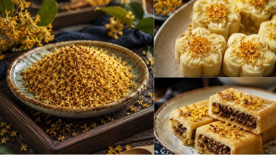 Mộc hương xuất hiện trong các món bánh