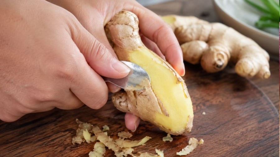 Đặc biệt vỏ gừng rất thơm
