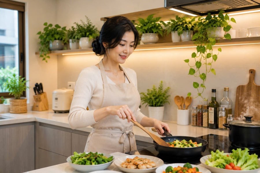 Người phụ nữ biết vun vén chăm sóc sức khỏe bản thân