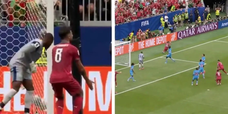 Bruno tỏ ra khó chịu trước pha xử lý của Ronaldo.