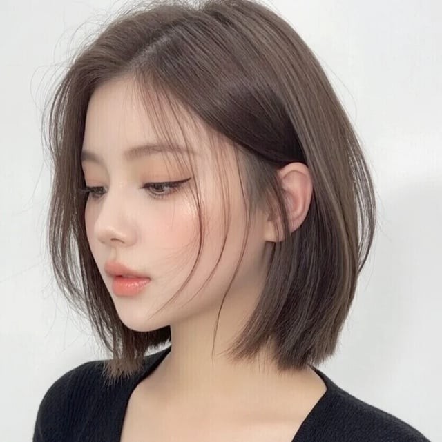 Thiết kế này tạo độ bồng bềnh tự nhiên cho phần tóc phía trước, giúp khuôn mặt trông nhẹ nhàng và thanh thoát hơn.
