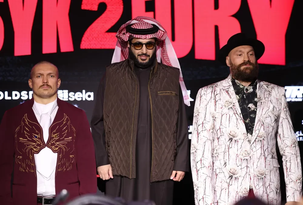 Frank Warren và Tyson Fury