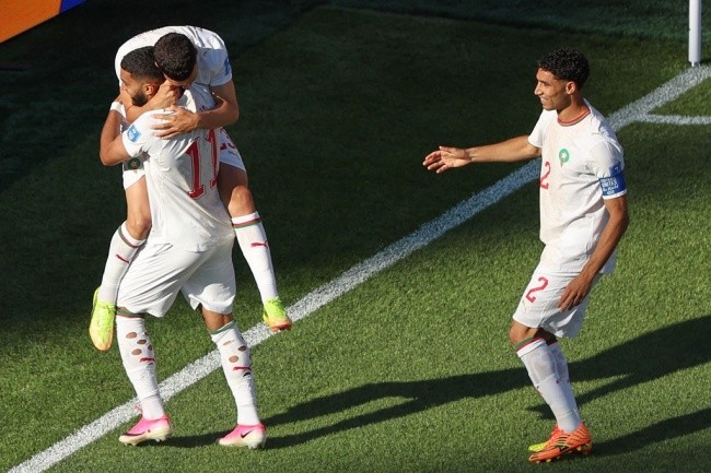Morocco có bàn thắng dẫn trước từ sớm.