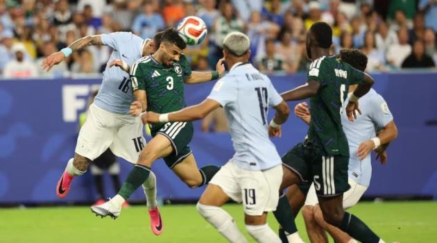 Uruguay gây thất vọng ở trận hoà Saudi Arabia.