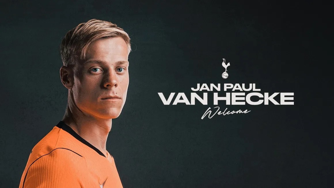 Tottenham đã chiêu mộ thành công Jan Paul van Hecke từ Brighton.