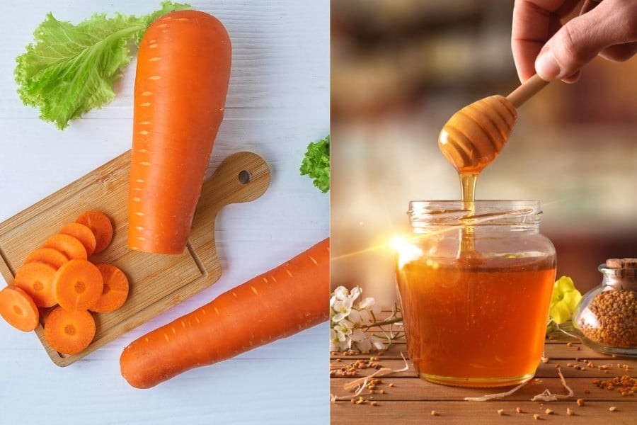 Khi kết hợp với cà rốt nghiền hoặc nước ép cà rốt, hỗn hợp này giúp làn da trở nên mềm mại hơn sau khi sử dụng.