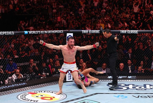 Trận đấu giữa Ilia Topuria và Justin Gaethje